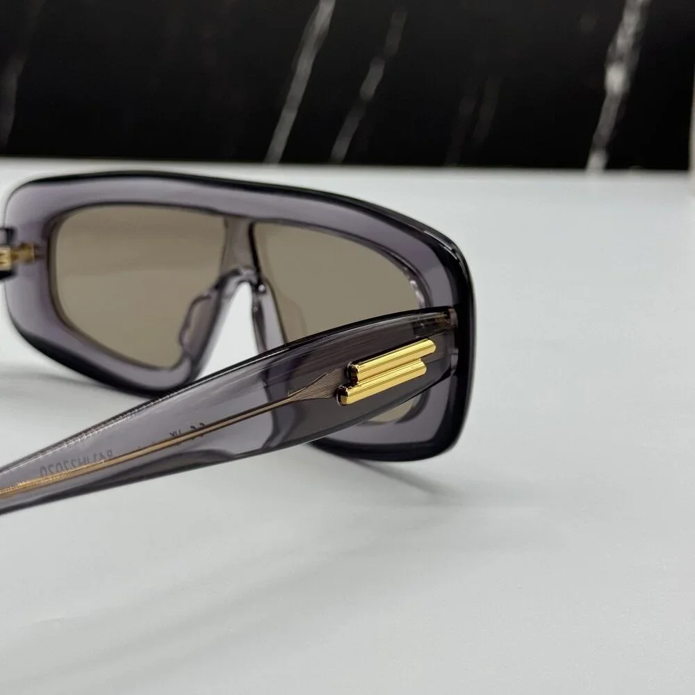 NEW BOTTEGA VENETA SUNGLASSES GREY UNISEX EYEWEAR BOTTEGA VENETA BV1281S 003